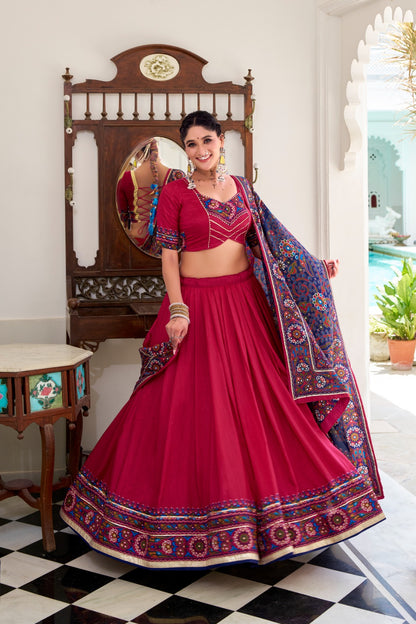🌷 Designer Tasar Silk Lehenga Choli🌷