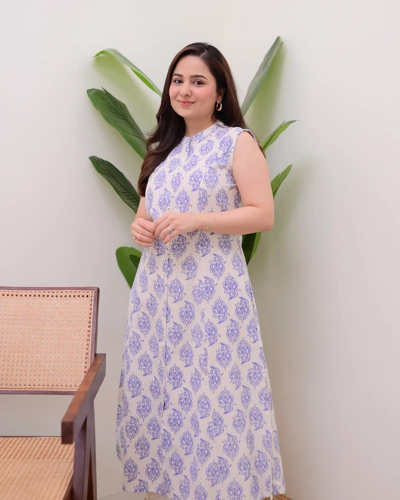 🌸 Elegant Digital Print Kurti Set – A Touch of Modern Tradition 🌸