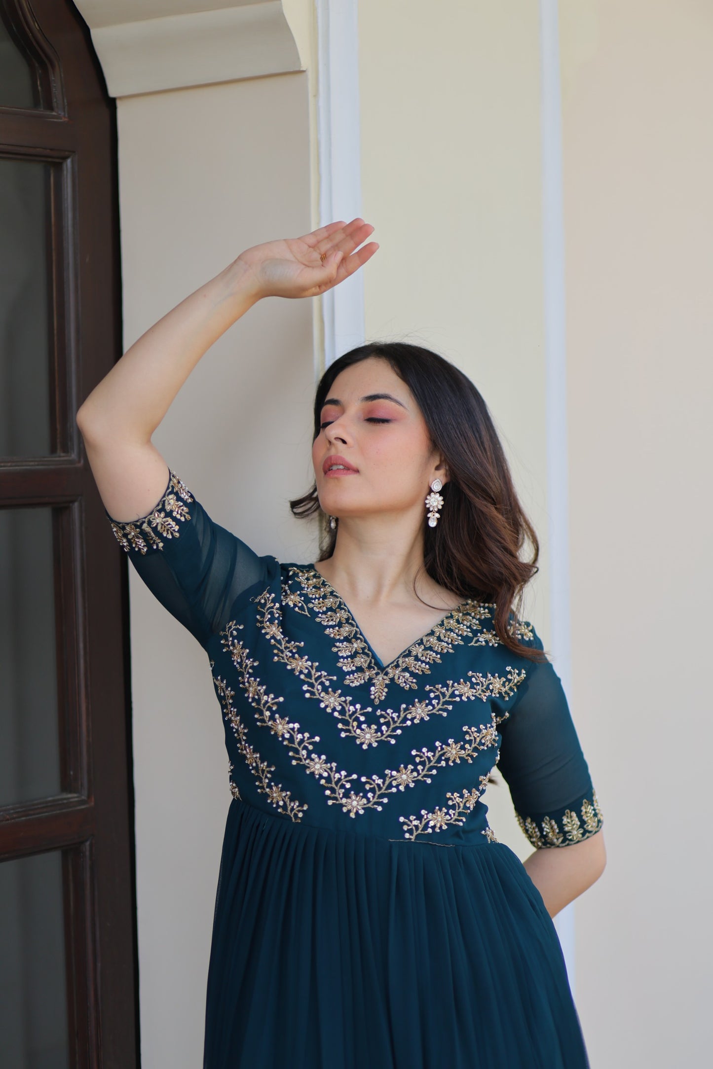 💃 Premium Readymade Designer Gown Collection — Rama Edition 💃