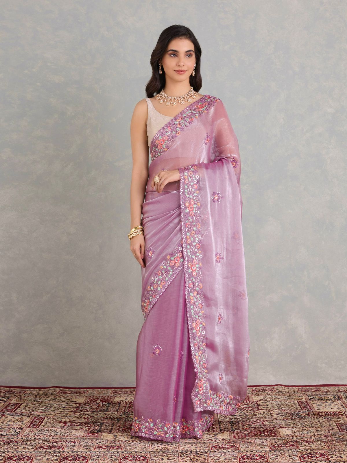 💫 New Berberry Jimmy Cho Embroidered Saree Collection | Luxury Soft Fabric with Designer Blouse 💃